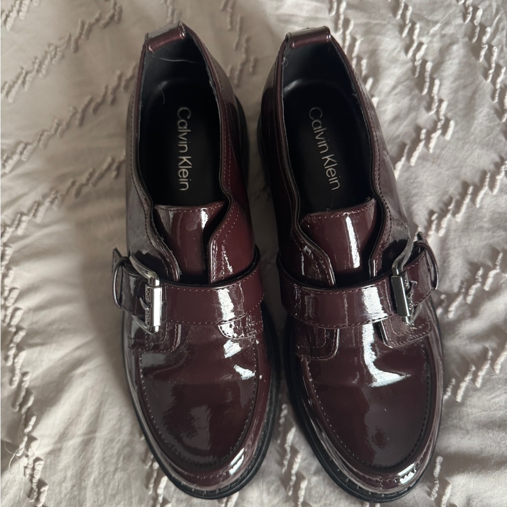 Calvin Klein Glenny Slip-On Almond Toe Casual Loafers